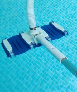 SWIMLINE HYDROTOOLS Manual Vacuum Head Attachment For Inground & Above Ground Pools |Weighted Flexible Swimming Pool Vac Head Rectangle Shape W/ Wheels| Swivel Hose 1-1/4 or 1-1/2’’| Clean 8150 Concrete Vac 30 71uhvn0W0lL
