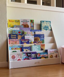 ECR4Kids Single-Sided Book Display, Classroom Bookshelf, White Wash 36 71ui4Y7UGYL