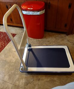 Giantex 10 Costway Platform Cart Dolly Folding Foldable Moving Warehouse Push Hand Truck, 330lbs Weight Capacity, Blue 23 71uiLF7whtL