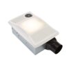 Broan 100HL Bathroom Fan, 100 CFM for 4" Ducts w/100W Max Incandescent Light (Not Included) & Heater - White 35 71uiUaFHmL