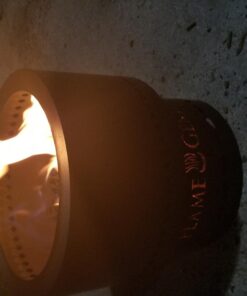 Portable Smokeless Wood Pellet Firepit - Flame Genie FG-16 Portable Fire Pit, Smoke-Free Wood Pellet Fire Pit, USA Made, Smokeless Fire Pits for Outside, 13.5" Diameter, Smokeless Firepit, Black 43 71ujoOIXc0L