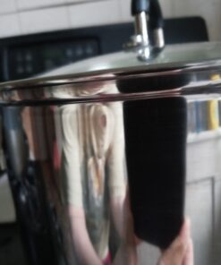 Cook N Home Professional Sauce Pot Stockpot Saucier Casserole Pan with Lid, 5 QT, Silver 29 71ujqZnw7 L