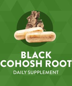Nature's Way Black Cohosh Root, Traditional Support for Women's Health*, 540 mg, 180 Vegan Capsules 19 71uk RgyNaL