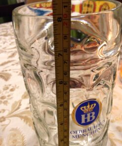 1 Liter HB "Hofbrauhaus Munchen" Dimpled Glass Beer Stein 35 71uk5QMbbFL