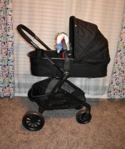 Evenflo Pivot Modular Travel System with LiteMax Infant Car Seat with Anti-Rebound Bar (Casual Gray) Casual Grey Stroller 44 71ul 9yDDaL