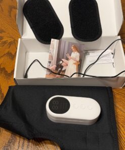 LINGTENG Leg Massager, Calf Air Compression Massager with Heat, Cordless Leg Massager for Circulation and Pain Relief, Calf Massager with 3 Intensities, Gifts for Women (Only Single) Black 39 71ulR5ov2EL