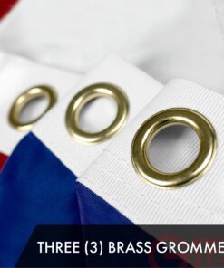 G128 American USA Flag | 5x8 Ft | ToughWeave Series Embroidered 300D Polyester | Country Flag, Embroidered Stars, Sewn Stripes, Indoor/Outdoor, Brass Grommets 22 71ulqJT ZVL