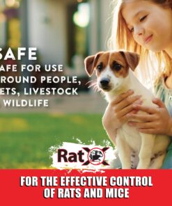 EcoClear Products 620101, RatX All-Natural Humane Rat and Mouse Rodenticide Pellets, 1 lb. Bag 21 71umayfBruL