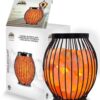Himalayan Glow Oval Style Basket Salt Lamp with Pink Salt Chunks,Pink Salt Nightlight,Salt Lamp Bulb,(ETL Certified) Dimmer Switch,Pleasant & Relaxing Amber Glow | 7-9 LBS