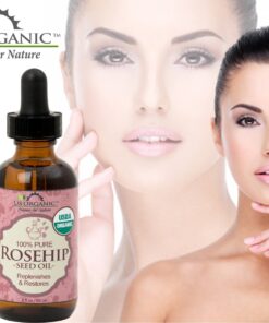 US Organic Rosehip Seed Oil, USDA Certified Organic, Cold Pressed, Virgin Organic, Amber Glass Bottle and Glass Eye Dropper for Easy Application - 2 oz (56 ml) 2 Fl Oz (Pack of 1) 15 71upGg8eZFL