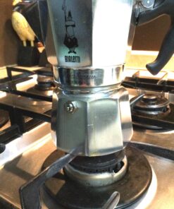 Bialetti - Moka Express: Iconic Stovetop Espresso Maker, Makes Real Italian Coffee, Moka Pot 3 Cups (4.3 Oz - 130 Ml), Aluminium, Silver 3-Cup Aluminum Silver 38 71upHzir2sL