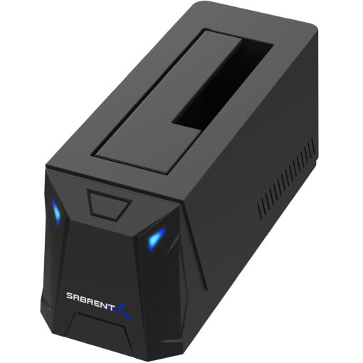 SABRENT USB 3.0 to SATA External Hard Drive Docking Station for 2.5" or 3.5"' HDD, SSD [Support UASP] (EC-UBLB) 1 BAY