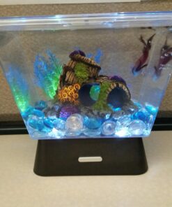 Tetra LED Betta Tank Kit 1 Gallon, Trapezoid aquarium With Base Lighting (24050) 26 71upfmKnybL