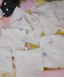 babygoal Baby Cloth Wipes 12 Pack, Washable Reusable Rayon from Bamboo Small Saliva Towels for Newborns, Ultra-Soft Cloth Face Wipes Beige 4.92x4.92 Inch (Pack of 12) 39 71uqLtR57wL