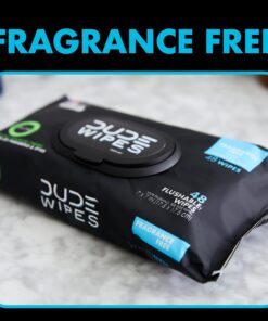 DUDE Wipes - Flushable Wipes Stocking Stuffers - 1 Pack, 48 Wipes - Unscented Extra-Large Adult Wet Wipes - Vitamin-E & Aloe for at-Home Use - Septic and Sewer Safe Fragrance Free 48 Count (Pack of 1) 22 71uqqdl7nuL