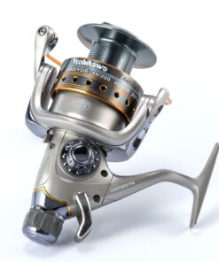 Yoshikawa Baitfeeder Spinning Reel Fishing 5.5:1 11 High Power Stainless Ball Bearings 30Lb Drag Right Left Hand Saltwater Freshwater Reversible Front Rear Drag Live Liner 3000-6000 5000 13 71uqyuBN0sL