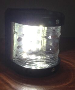 Alternative view of Pactrade Marine Boat Pontoon LED Navigation Light Black ABS Plastic Housing Boats Up to 12M Waterproof IP:66 Surface Mount 2NM (Masthead) Masthead