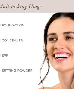 PÜR 4-in-1 Pressed Mineral Makeup SPF 15 Powder Foundation with Concealer & Finishing Powder- Medium to Full Coverage Foundation- Mineral-Based Powder- Cruelty-Free & Vegan Friendly 06. Light/LN6/light skin w/neutral undertones 41 71usRdzDzCL 2