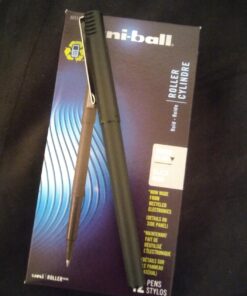 uni-ball Roller Rollerball Pens Fine Point Micro Tip, 0.5mm, Black, 12 Pack 35 71uswh5jjL