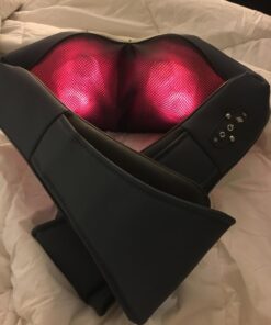 Bruntmor Cordless Rechargeable Neck & Back Pain Relief Products | Shiatsu Massager 3-D Deep Kneading Portable Full Body Massager Back Massager for Back Pain with Heat | Ideal for Relieving Shoulder 29 71uszfq1mtL 3