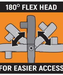 GEARWRENCH 3/8" Drive 120XP Flex Head Teardrop Ratchet 11-1/2" - 81215P 32 71ut4yYS3L