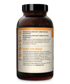 NatureWise CLA 1250 Support Exercise Naturally (2-Month Supply), Support Fitness goals, Supports healthy energy levels 180 Count 180 Count (Pack of 1) 26 71utJg91ncL