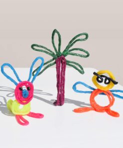 Wikki Stix Doodler, Fidget Toy Plus Arts & Crafts for Kids; Non-Toxic Waxed Yarn, Reusable Hands-on Fun! 6-inch Assorted Colors; 24-Pack. 24 71utTPcl8gL 1
