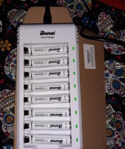 BONAI 1100mAh AAA Rechargeable Batteries 1.2V Ni-MH High-Capacity Batteries 8 Pack 8 packs 23 71uu3519IfL