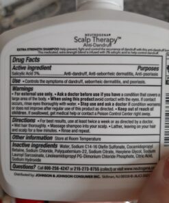 Neutrogena Scalp Therapy Anti-Dandruff Shampoo Extra Strength, with 3% salicylic acid, Fragrance Free, 12 fl oz 18 71uuCs2SZL
