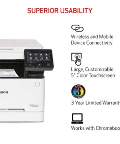 Canon Color imageCLASS MF653Cdw - Multifunction, Duplex, Wireless, Mobile-Ready Laser Printer with 3 Year Limited Warranty, White 13 71uuwn8SlL
