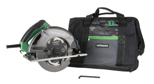 Hitachi C7SB3 15 Amp 7-1/4" Circular Saw 0-55° Bevel Capacity, Blower Function, & Aluminum Die Cast Base