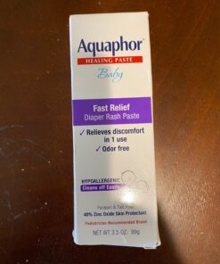 Aquaphor Baby Diaper Rash Paste - For Serious Diaper Rash and Flare-ups - 3.5 Oz. Tube 44 71uw KPP7HL