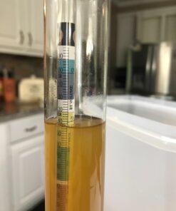 Brewer's Elite Hydrometer - for Home Brew Beer, Wine, Mead and Kombucha - Deluxe Triple Scale Set, Hardcase and Cloth - Specific Gravity ABV Tester Hydrometer Set 38 71uwAdpZeGL