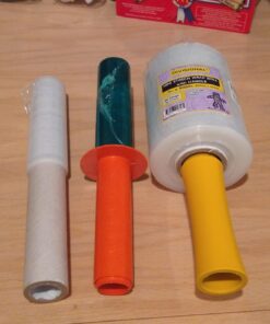 DIVISIONAL Mini Stretch Wrap Roll with Handle 5in x 1000ft Clear 80 Gauge Plastic Wrap Self Adhering Wrapping Moving Shipping Packaging Stretch Film Pallet Film 1 29 71uwDFdeOXL