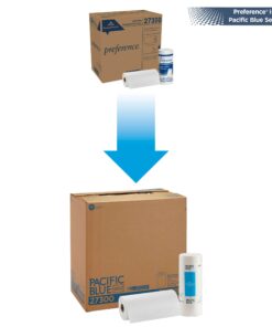 Pacific Blue Select 2-Ply Perforated Roll Paper Towels by Georgia-Pacific Pro; 100 Sheets Per Roll; 30 Rolls Per Case;white - 27300 White 30 rolls, 100 sheets per roll 8 71uwkRlhGbL