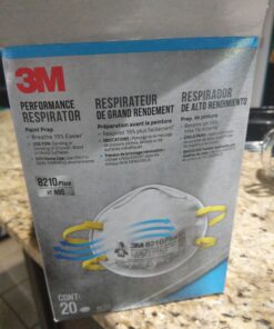 3M 8210 Plus Paint Sanding Dust Particulate N95 Respirator, Disposable Respirators, 20-Pack 20 pack 32 71uwlKqqn2L