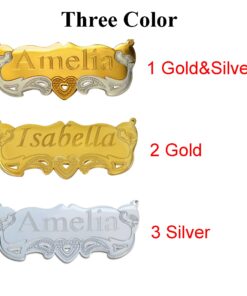 ProLuckis Handmade Personalized Name Jewelry Necklace 18k Gold Plated-Custom Made Any Name Style 2 9 71uxoanlQTL