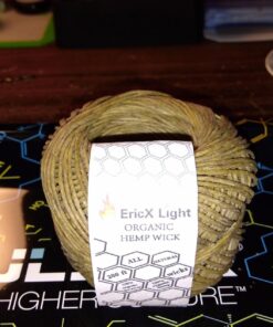 EricX Light 100% Organic Hemp Wick,200 FT Spool,Well Coated with Beeswax,Standard Size(1.0mm) 30 71uxrYjJtiL
