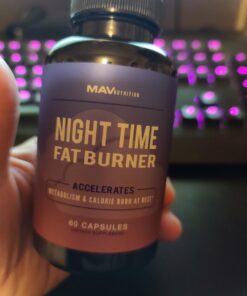 MAV NUTRITION Weight Loss Pills Night Time Fat Burner for Women & Men | Sleep Aid Diet Pills, Appetite Suppressant, Metabolism Boost, Carb Blocker; 60 Count Night Time Fat Burner Capsule 39 71uyX B3UHL