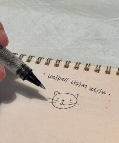 Uniball Vision Elite Rollerball Pens, Black Pens Pack of 12, Micro Pens with 0.5mm Ink, Ink Black Pen, Pens Fine Point Smooth Writing Pens, Bulk Pens, and Office Supplies 37 71uyc8RmRSL