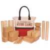 AmishToyBox.com Deluxe Kubb Game Set with Clear Protective Finish - Solid Maple Hardwood - Regulation Size 19 71uzKl0R1 L