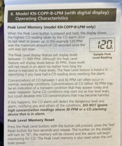 Kidde Carbon Monoxide Detector, AA Battery Powered CO Alarm with LEDs, Test-Reset Button, Low Battery Indicator, Portable KN-COPP-B-LPM 47 71uzueJwtbL