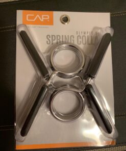 CAP Barbell Olympic 2-Inch Spring Clip Collars, Pair, Olympic Chrome 24 71v OtiLj7L