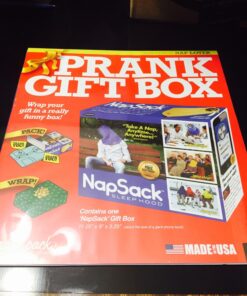 Prank Pack | Wrap Your Real Gift in a Prank Funny Gag Joke Gift Box - by Prank-O - The Original Prank Gift Box | Awesome Novelty Gift Box for any adult or kid! (Nap Sack) Nap Sack 34 71v SmL4wIL