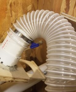 POWERTEC 70127 2-1/2 Inch Key Hose Clamp, Thumb Screw Key Adjustable Stainless Steel Hose Clamps for Dust Collection, Dust Collector and Dryer Vent Hose, Pipe Clamp, RV Clamp, Worm Gear Clamp, 5 pack 22 71v0GsxPWZL