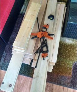 SMARTSTANDARD 13 Feet Heavy Duty Double Door Sliding Barn Door Hardware Kit - Smoothly and Quietly -Easy to Install -Includes Step-by-Step Installation, Fit 36"-40" Wide Door Panel(J Shape Hanger) 39 71v0anVOj8L