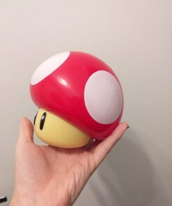 Paladone Super Mario Bros Mushroom Light with Sound, Nintendo Collectible Figure Lamp Gift for Fans, Themed Decor for Bedrooms or Gaming Rooms 34 71v0dPlM4TL