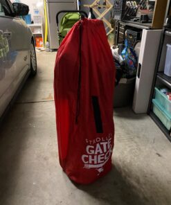 J.L. Childress Gate Check Bag for Single Umbrella Strollers - Stroller Bag for Airplane - Gate Check Bag for Umbrella Strollers - Stroller Travel Bag for Airplane - Red 29 71v1H7KOlvL