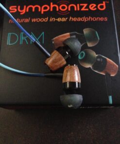 Symphonized DRM Premium Genuine Wood in-Ear Noise-isolating Headphones with Mic (Green/Blue) Green/Blue 8 71v2AbfkjL