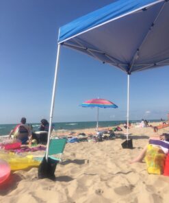 ABCCANOPY Canopy Weights 112 LBS Gazebo Tent Sand Bags,4pcs-Pack (Black) Medium Black 36 71v2f UU56L